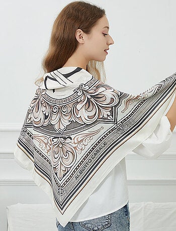 Gran Pañuelo de seda Authentic Zoé