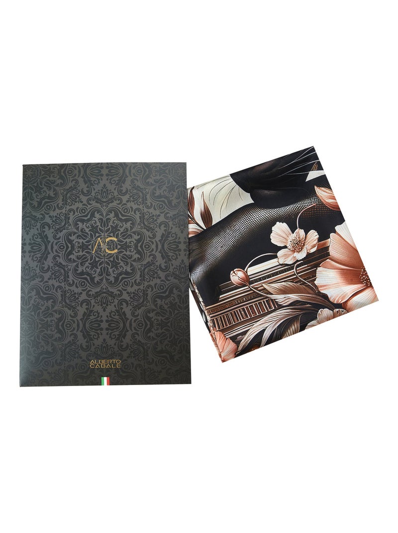 Gran Pañuelo de seda Black Panther Zoé Beige - Kiabi