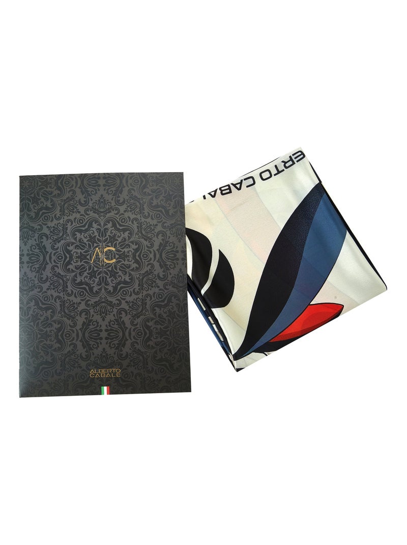 Gran Pañuelo de seda Pelican Zoé Negro - Kiabi