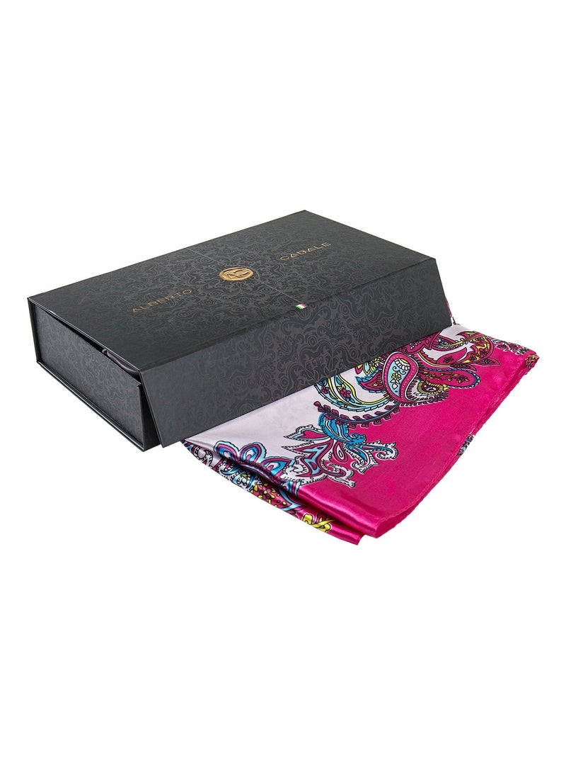 Gran Pañuelo de Seda Pink Zoé Rosa - Kiabi