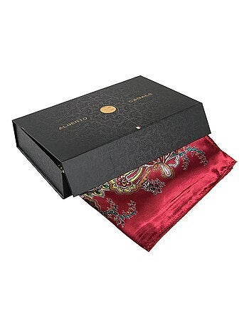 Gran Pañuelo de seda rojo Zoé