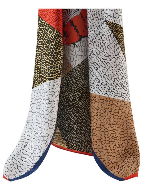 Gran Pañuelo de Seda Snake Zoé - Kiabi Gran Pañuelo de Seda Snake Zoé - Kiabi