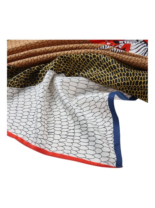 Gran Pañuelo de Seda Snake Zoé - Kiabi Gran Pañuelo de Seda Snake Zoé - Kiabi