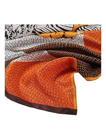 Gran Pañuelo de Seda Snake Zoé