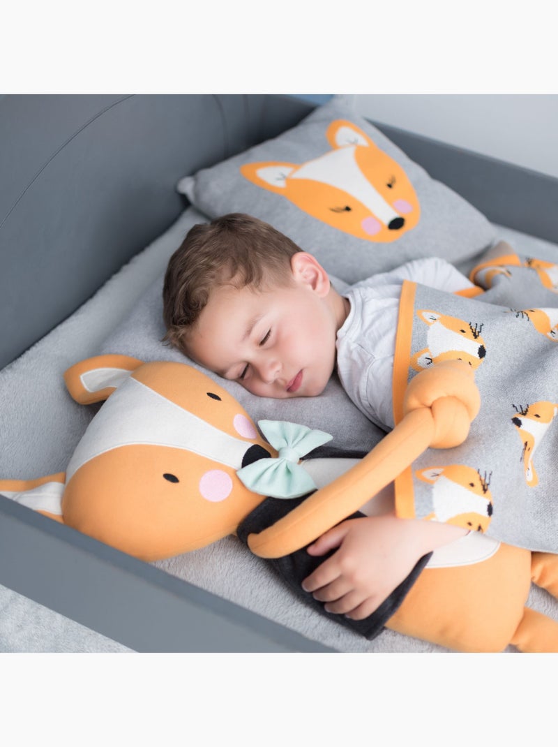 Gran peluche de zorro de algodón | SEVIRA KIDS Naranja - Kiabi