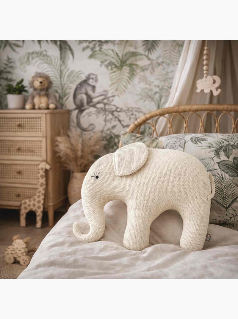 Gran peluche elefante de algodón | SEVIRA KIDS Crudo - Kiabi