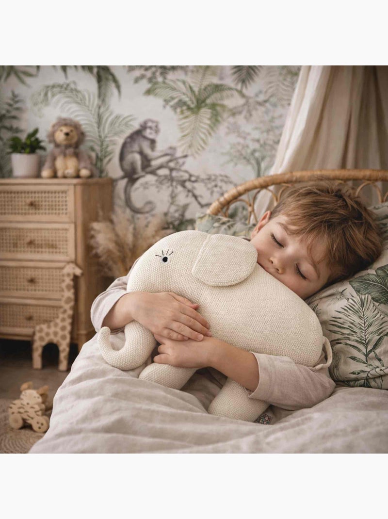 Gran peluche elefante de algodón | SEVIRA KIDS Crudo - Kiabi