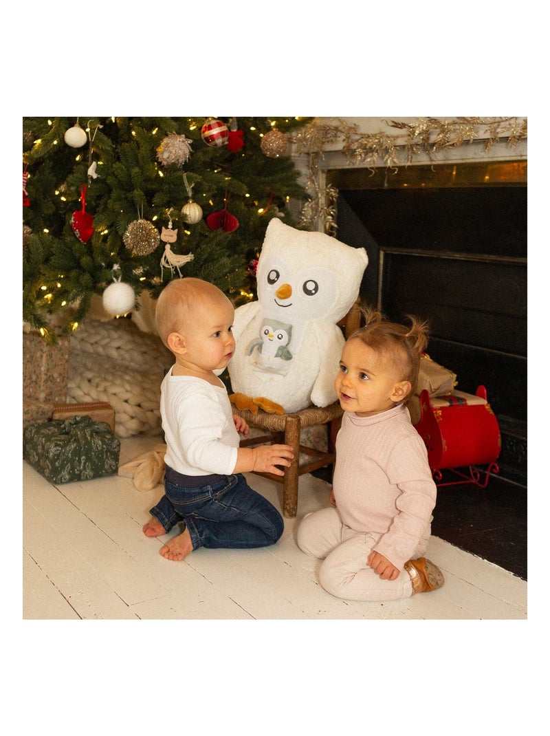 Gran peluche lechuza Blanco - Kiabi