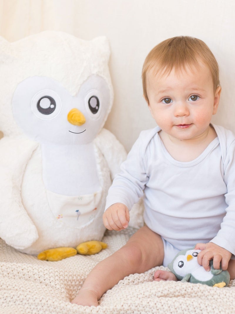 Gran peluche lechuza Blanco - Kiabi