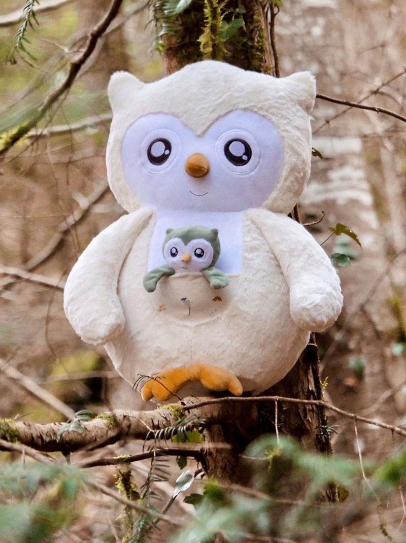 Gran peluche lechuza Blanco - Kiabi