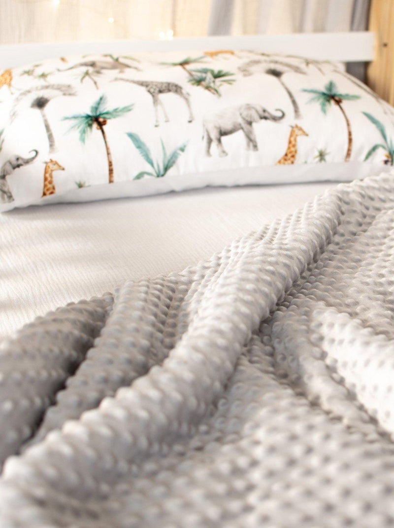 Gran plaid de minky, safari | SEVIRA KIDS Gris - Kiabi