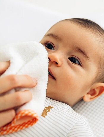 Guante de baño de algodón orgánico