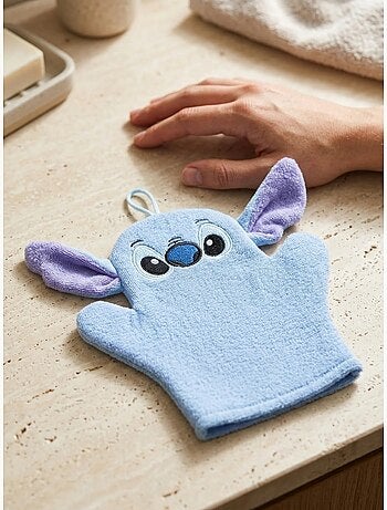 Guante de baño exfoliante 20 cm stitch disney