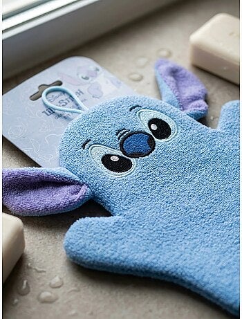 Guante de baño exfoliante 20 cm stitch disney