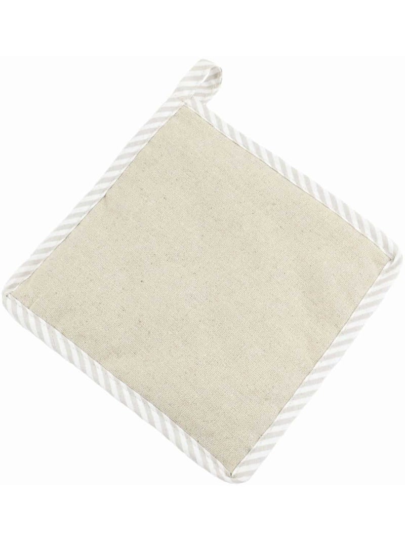 Guante de cocina y manopla 100% lino LINELLE Beige - Kiabi