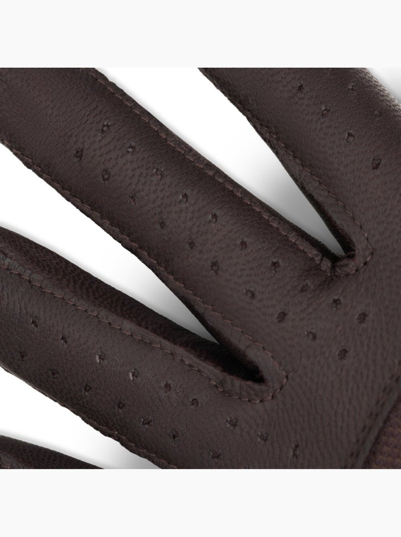 Guante golf golf hombre y mujer fescue dark  left Marrón - Kiabi