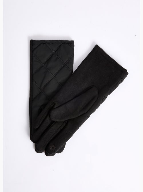 Guantes acolchados con forro de gamuza - afibel - Kiabi Guantes acolchados con forro de gamuza - afibel - Kiabi
