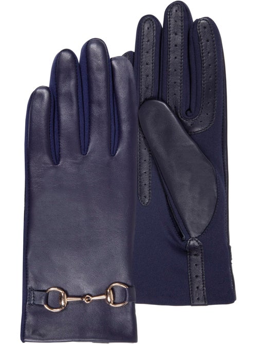 Guantes almohadillas táctiles de cuero de oveja - forradas de poliéster mujer isotoner - Kiabi Guantes almohadillas táctiles de cuero de oveja - forradas de poliéster mujer isotoner - Kiabi