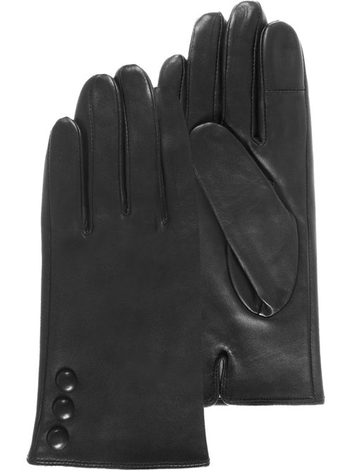 Guantes almohadillas táctiles de piel de cordero plena flor - forrado mujer isotoner - Kiabi Guantes almohadillas táctiles de piel de cordero plena flor - forrado mujer isotoner - Kiabi