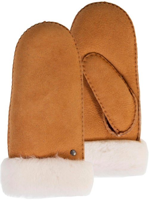 Guantes cálido y suave, de cuero de oveja con interior de imitación de mujer isotoner - Kiabi Guantes cálido y suave, de cuero de oveja con interior de imitación de mujer isotoner - Kiabi