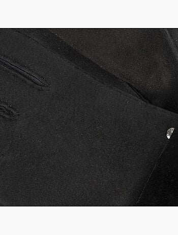 Guantes cálido y suave, de cuero de oveja con interior de imitación de mujer isotoner