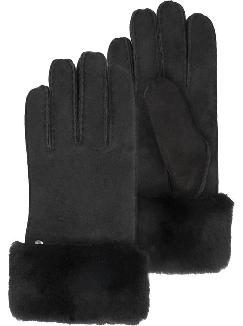 Guantes cálido y suave, de cuero de oveja con interior de imitación de mujer isotoner - Kiabi Guantes cálido y suave, de cuero de oveja con interior de imitación de mujer isotoner - Kiabi