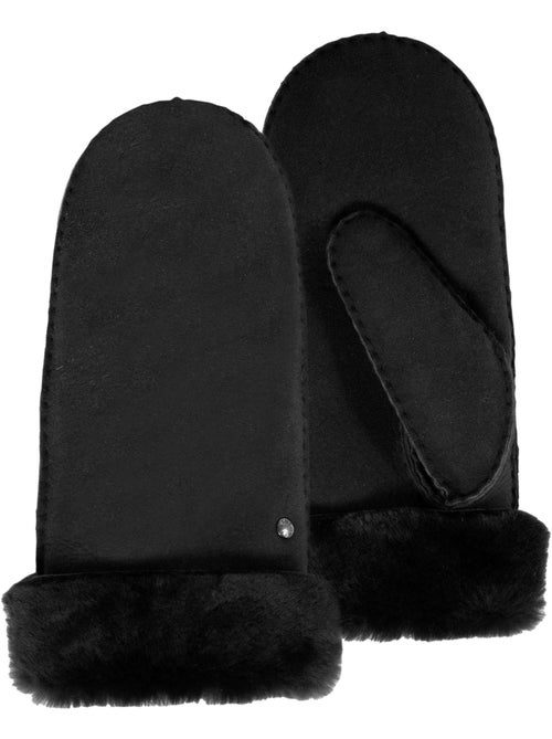 Guantes cálido y suave, de cuero de oveja con interior de imitación de mujer isotoner - Kiabi Guantes cálido y suave, de cuero de oveja con interior de imitación de mujer isotoner - Kiabi