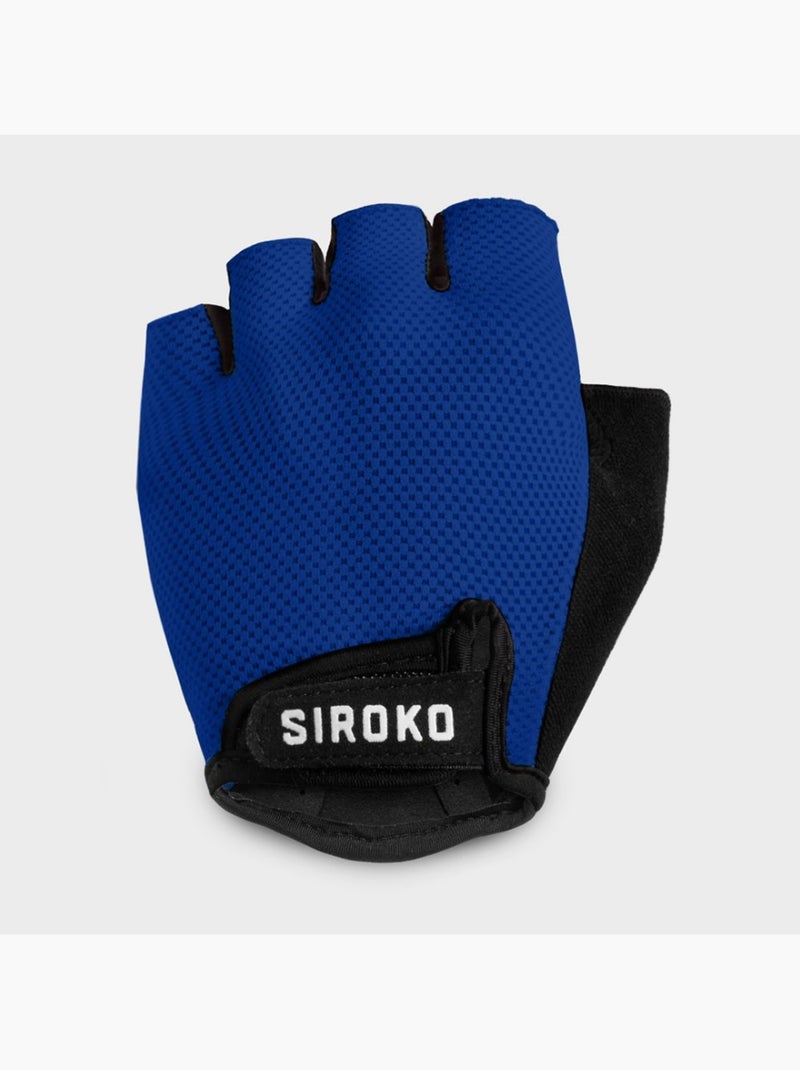 Guantes ciclismo ciclismo hombre y mujer aero dark Azul - Kiabi