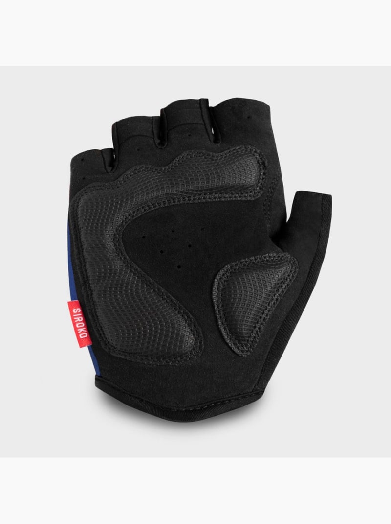 Guantes ciclismo ciclismo hombre y mujer aero dark Azul - Kiabi