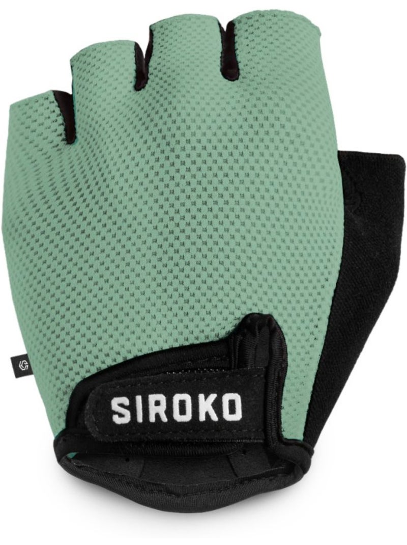 Guantes ciclismo ciclismo hombre y mujer aero Verde - Kiabi