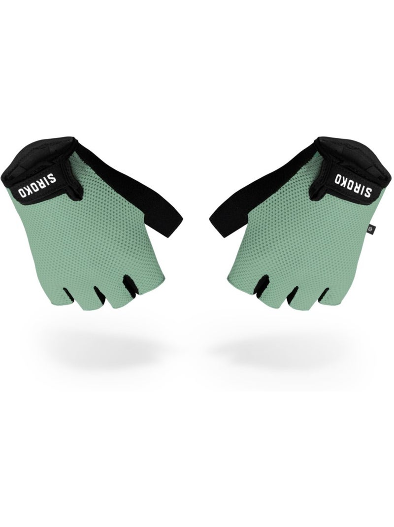 Guantes ciclismo ciclismo hombre y mujer aero Verde - Kiabi