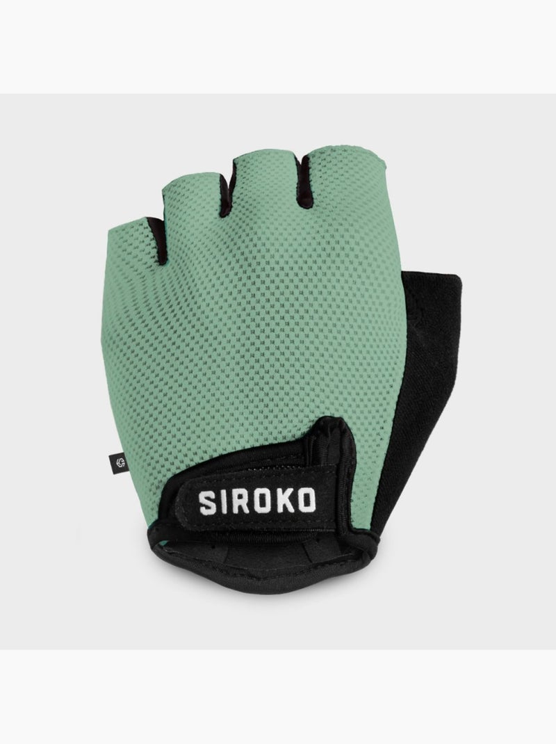 Guantes ciclismo ciclismo hombre y mujer aero Verde - Kiabi