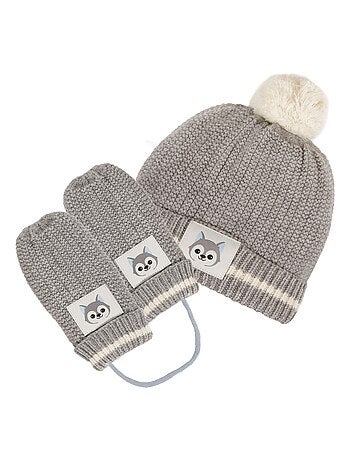 Guantes con parche petit loup bebé mixto Isotoner