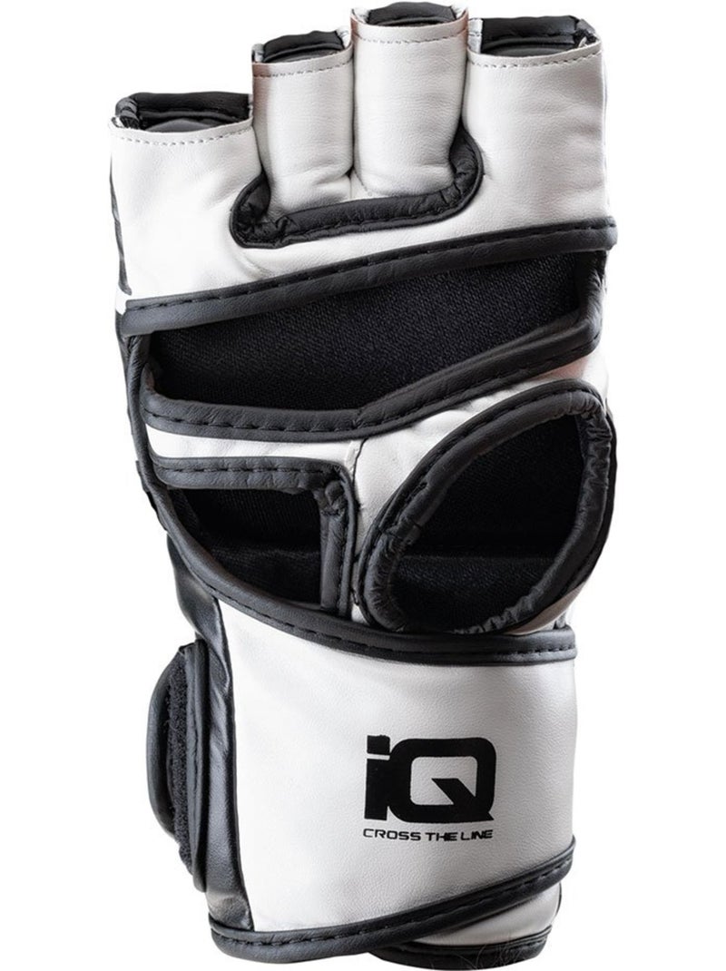 Guantes con pulgar para artes marciales marts para adultos unisex - iq Negro Blanco - Kiabi