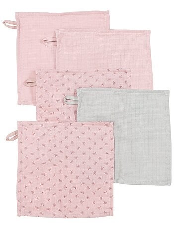 Guantes de baño en algodón orgánico Oeko-Tex - Juego de 5 - ROBA 'Lil Planet'