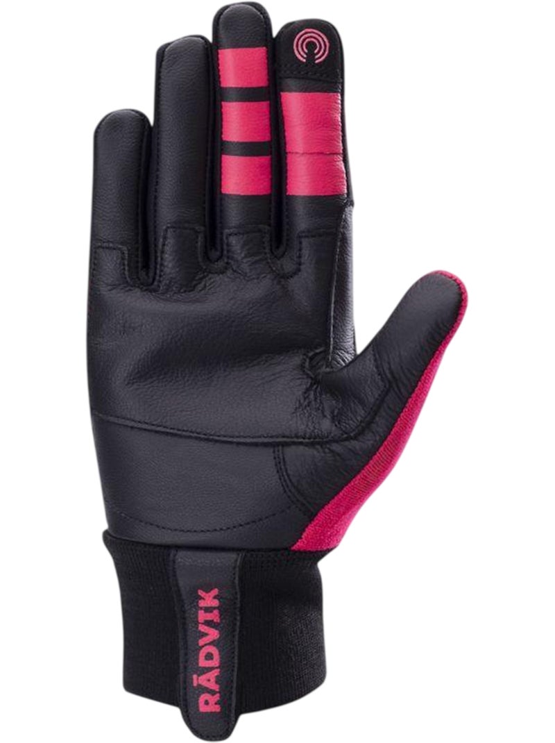 Guantes de ciclismo frost bv de cuero para mujer - radvik Negro Rosa - Kiabi