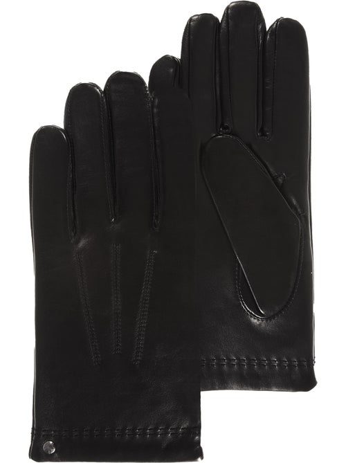 Guantes de cuero de cordero plena flor, forrado de cachemira y seda hombre isotoner - Kiabi Guantes de cuero de cordero plena flor, forrado de cachemira y seda hombre isotoner - Kiabi