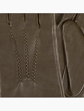 Guantes de cuero de cordero plena flor, forro de cachemira mujer isotoner