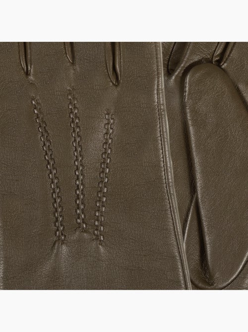 Guantes de cuero de cordero plena flor, forro de cachemira mujer isotoner - Kiabi Guantes de cuero de cordero plena flor, forro de cachemira mujer isotoner - Kiabi