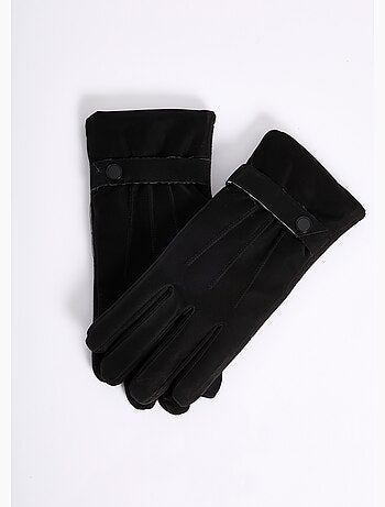 Guantes de gamuza, lengüeta de ajuste en la muñeca - AFIBEL