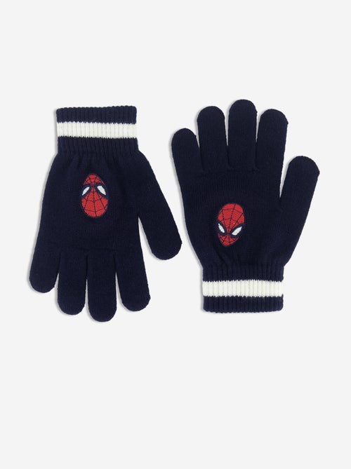 Guantes de punto acanalado 'Spiderman' - Kiabi Guantes de punto acanalado 'Spiderman' - Kiabi