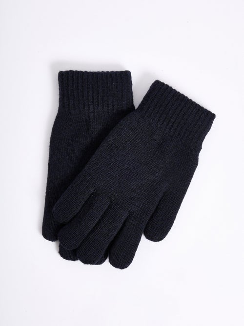 Guantes de punto cálidos, puños acanalados. - AFIBEL - Kiabi