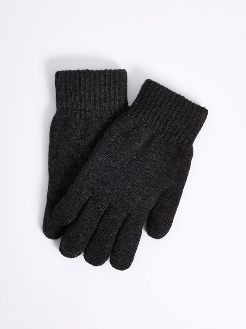Guantes de punto cálidos, puños acanalados. - AFIBEL - Kiabi