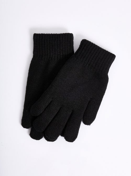 Guantes de punto cálidos, puños acanalados. - AFIBEL - Kiabi