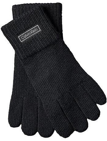 Guantes de Punto Calvin Klein Jeans para Hombre con Parche
