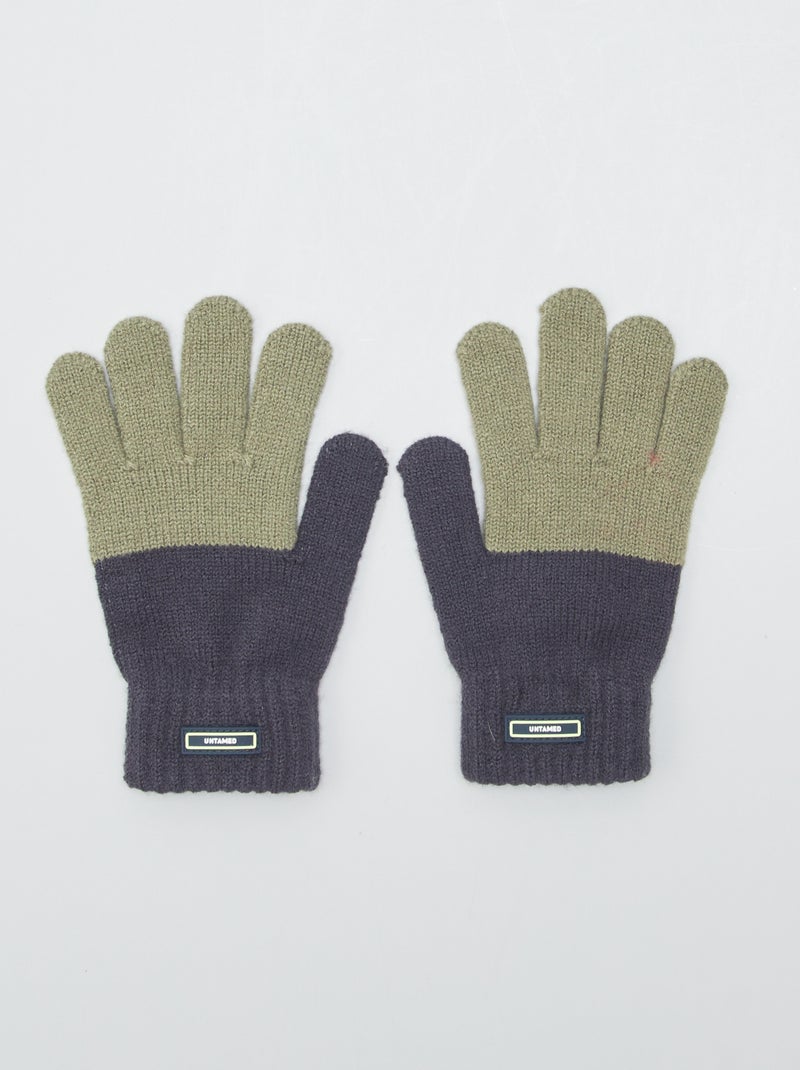 Guantes de punto camuflaje - Kiabi