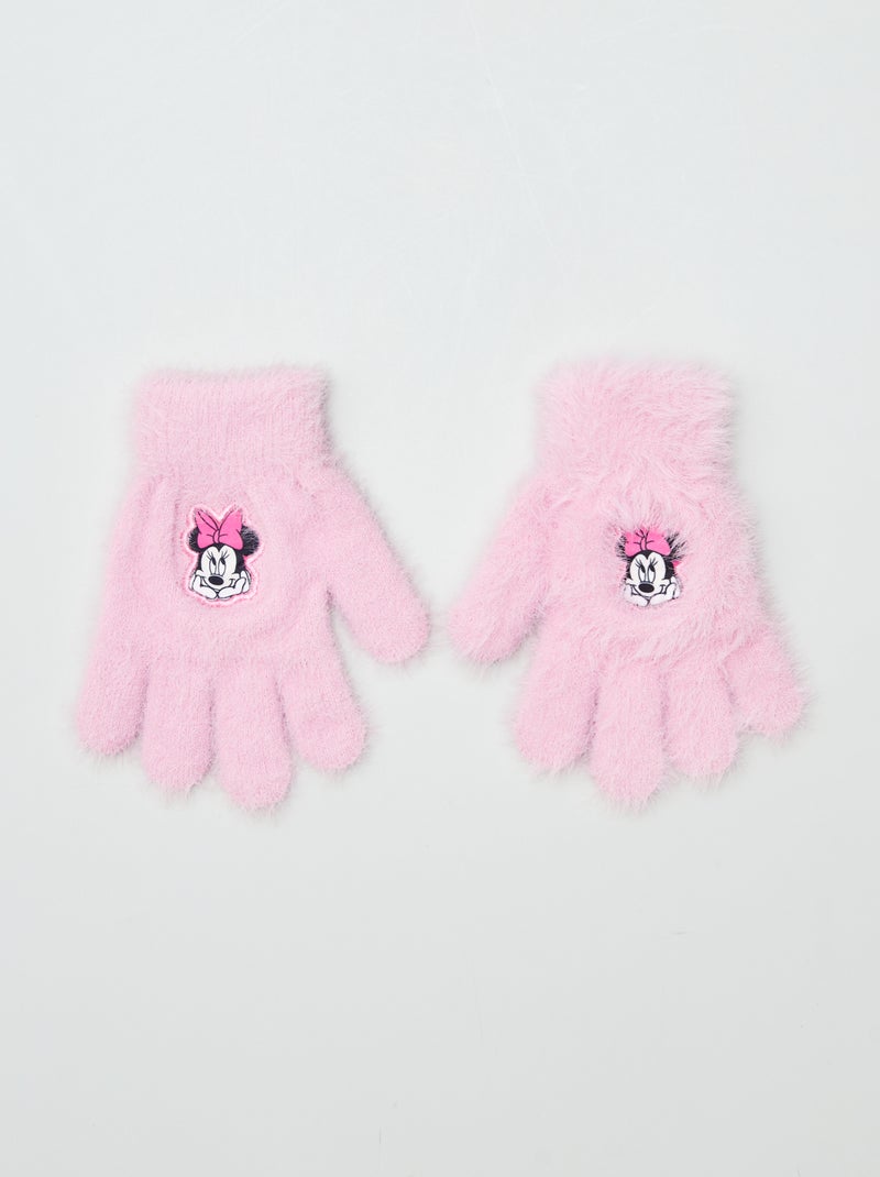 Guantes de punto de pelo 'Minnie' ROSA - Kiabi