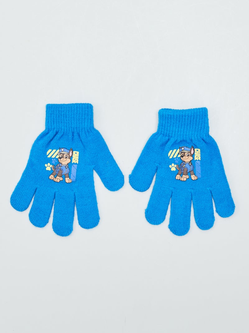Guantes de punto 'La Patrulla Canina' azul - Kiabi
