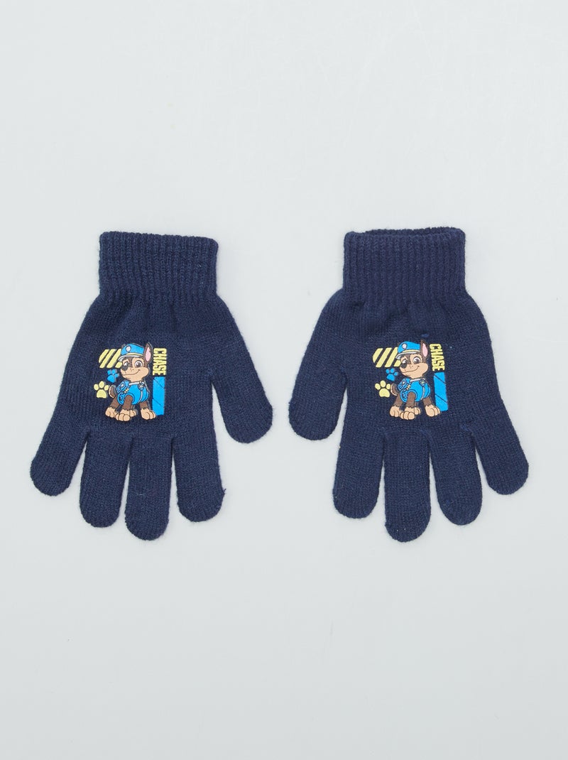 Guantes de punto 'La Patrulla Canina' AZUL - Kiabi