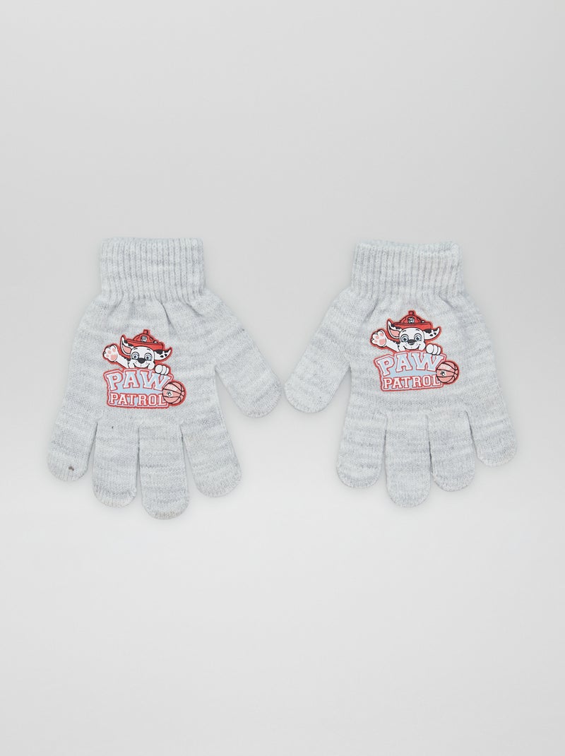 Guantes de punto 'La Patrulla Canina' GRIS - Kiabi